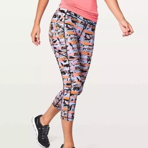 Lululemon Speed‎ Up Crop 21" Inversion Multi 6